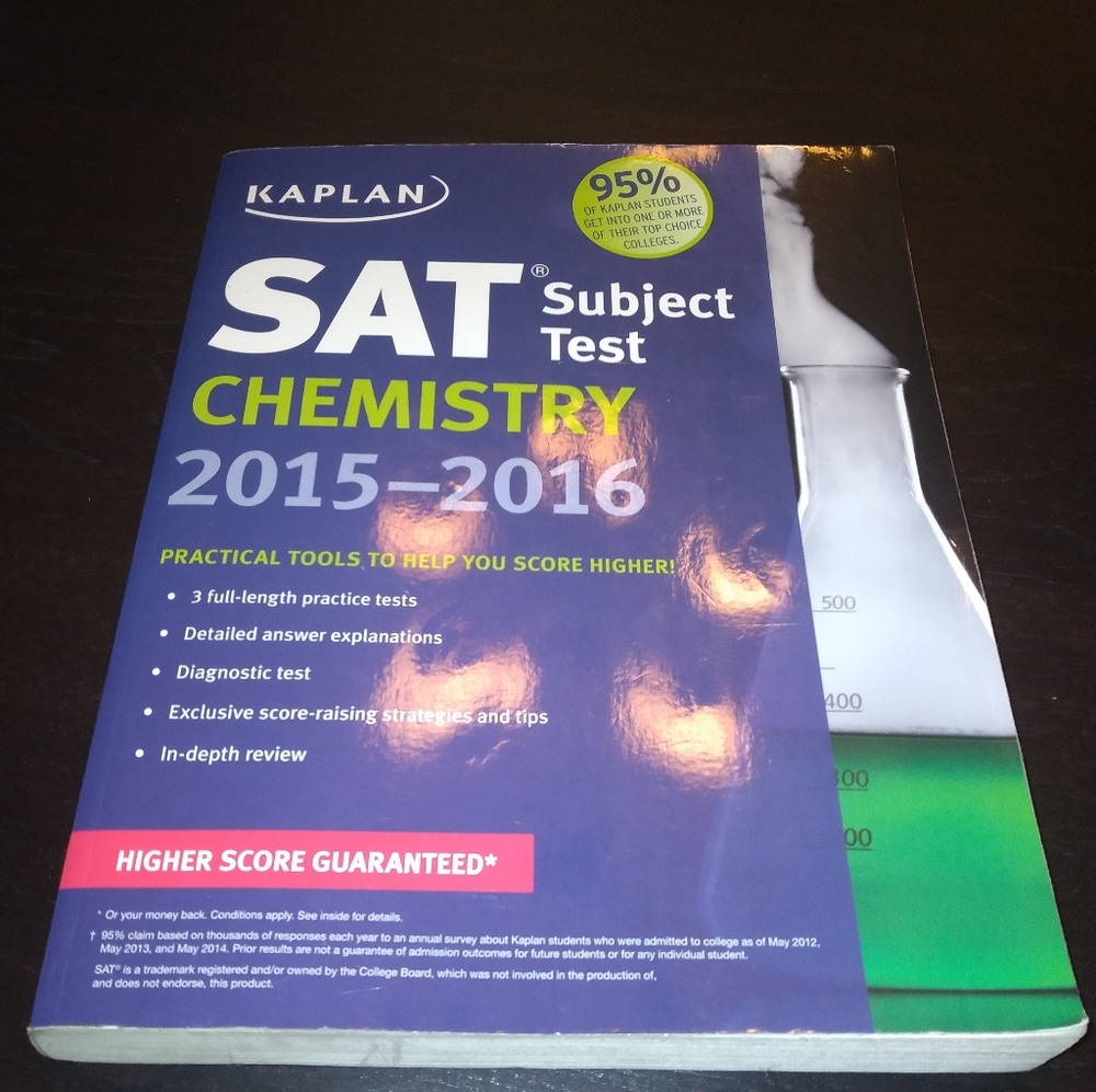 SAT Chemistry Portion 2015-2016 Practice Book